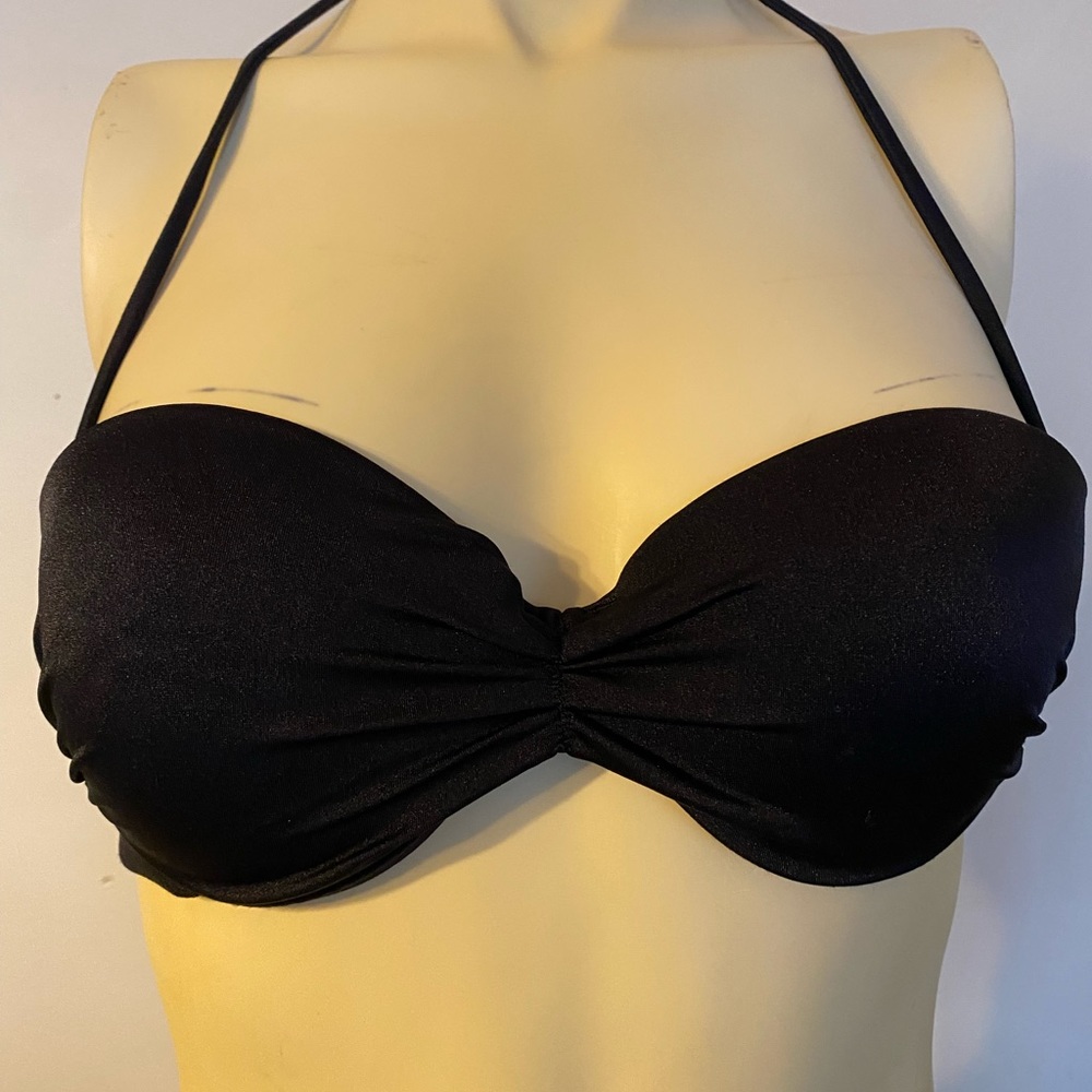 Victoria Secret Bikini Top/ Black/ Size S